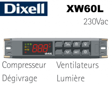 Dixell XW60L-5L0D0-X regelaar