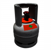 Recuperatie cilinder 6L voor R1234yf / R32 / R290 / R600 ( brandbare gassen )