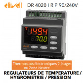Tweetraps of neutrale zoneregelaar voor temperatuur, vochtigheid of druk DR 4020 I R P - 90/240V van Eliwell