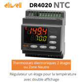 Eliwell DR 4020 NTC tweetraps temperatuurregelaar met dubbel display
