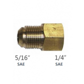 1/4'' SAEF x 5/16'' SAEM fitting voor R410