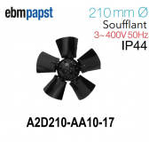 Ventilateur hélicoïde A2D210-AA10-17 de EBM-PAPST 