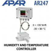 Temperatuur- en vochtigheidsregelaar AR247