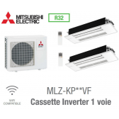 Mitsubishi Bi-split Cassetteomvormer 1 kanaal MXZ-5F102VF + 2 MLZ-KP50VG