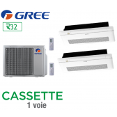 GREE Bi-split CASSETTES 1 KANAAL FM 24 + 2 FM CST 12 V12