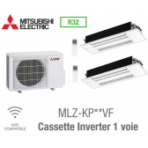 Mitsubishi Bi-split Cassetteomvormer 1 kanaal MXZ-2F53VF + 2 MLZ-KP25VG