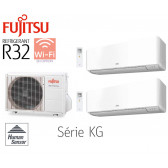 Fujitsu Bi-Split wandmontage AOY40M2-KB + 2 ASY20MI-KG