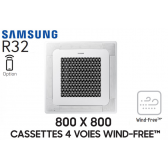 Samsung Windvrij 800 X 800 4-Kanaals Cassette AC140RN4DKG Enkele fase