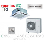 Toshiba RAV-RM1401UTP-E 3-fase 4-kanaals cassette 840X840 STANDAARD SDI