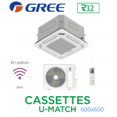 GREE Cassete U-MATCH 600x600 UM CST 18 R32