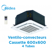 Cassette ventilatorconvector 600x600 4 buizen MKD-V300FA van Midea