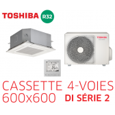 Toshiba 4-kanaalscassette 600x600 DI 2 RAV-HM301MUT-E