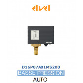 Enkelvoudige automatische drukschakelaar BP D16P07A01MS200 Eliwell 