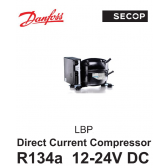 Danfoss / Secop BD80F compressor - R134A, 12-24V DC, met MODULE