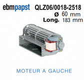 QLZ06/0018-2518 dwarsstroomventilator van EBM-PAPST
