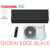 Toshiba wandmodel SHORAI EDGE ZWART RAS-B10G3KVSGB-E