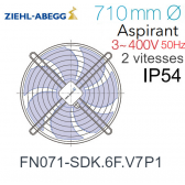 Ziehl-Abegg FN071-SDK.6F.V7P1 Axiaal ventilator