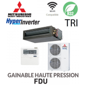 MHI Gainable Haute Pression HYPERINVERTER FDU125VHSX-W - 380 V