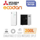 Ecodan SPLIT HEATER HYDROBOX DUO 200L R410a EHST20C-VM2D + PUHZ-SW100VAA