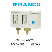 Pressostat double manuel/auto "Ranco" 017H4705