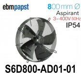 Axiaalventilator S6D800-AD01-01 van EBM-PAPST
