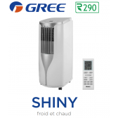 GREE Climatiseur mobile SHINY 12FC