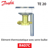 Elément thermostatique TEZ 20 - 067B3371 - R407C Danfoss