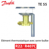Thermostatisch element TEX 55 - 067G3205 - R22/R407C Danfoss