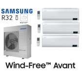 Samsung Wind-Free Avant Tri-Split AJ100TXJ5KG + 1 AR07TXEAAWK + 1 AR12TXEAAWK + 1 AR18TXEAAWK