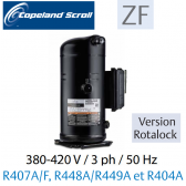 Hermetische COPELAND compressor SCROLL ZF25 K5E-TFD-567
