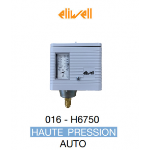 Pressostat simple automatique HP 016H6750101 de Eliwell