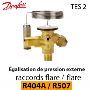 Thermostatisch expansieventiel TES 2 - 068Z3403 - R404A/R507A Danfoss