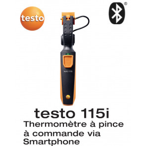 Testo 115 i - thermomètre à pince avec commande Smartphone