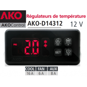 AKO-D14312 regelaar met twee NTC-sensoren