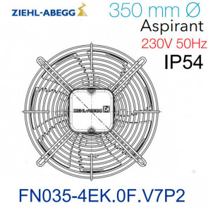 Ziehl-Abegg FN035-4EK.0F.V7P2 Axiaal ventilator