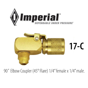 Imperial 17-C snelkoppeling voor 1/4"X1/4