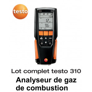 Testo 310 - Verbrandingsmeter - Complete set