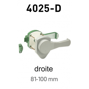 Sluiting met 1 binnensluitpunt 4025-D - 81-100 mm