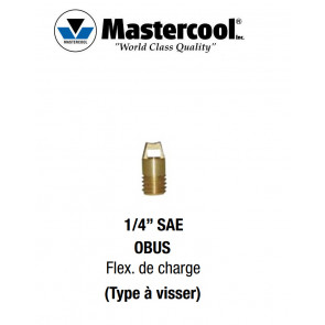 Mastercool 1/4" SAE schroef-in OBUS 42016