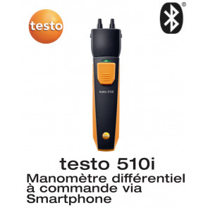 Testo 510 i - drukverschilmeter met Smartphone controle