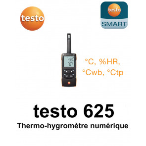 testo 625 - Thermo-hygromètre numérique avec connexion à l’App