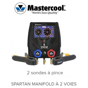 Spartan Manifold 2 weg met 2 clamp-on sondes van Mastercool 
