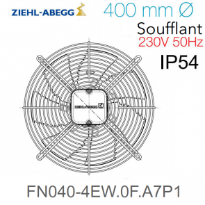 Ziehl-Abegg FN040-4EW.0F.A7P1 Axiaal ventilator
