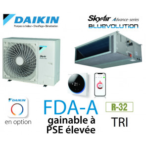 Daikin ADVANCE FDA250A driefasige hoge statische druk inbouwverwarming