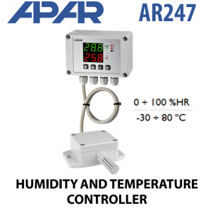 Temperatuur- en vochtigheidsregelaar AR247