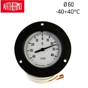 Thermomètre rond à capillaire ARTHERMO F87 R60