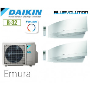 Daikin Emura Bisplit 2MXM50A + 2 FTXJ25MW  - R32