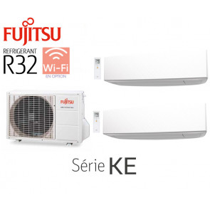 Fujitsu Bi-Split wandmontage AOY40M2-KB + 2 ASY20MI-KE