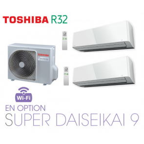 Toshiba MURAL SUPER DAISEIKAI 9 Bi-Split RAS-2M18U2AVG-E + 2 RAS-M10PKVPG-E