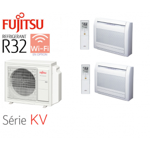 Fujitsu Bi-Split wandmontage AOY50M2-KB + 2 AGY25MI-KV